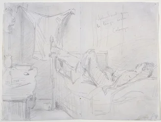 En attendant que les vêtements sèchent, Cologne, 1858